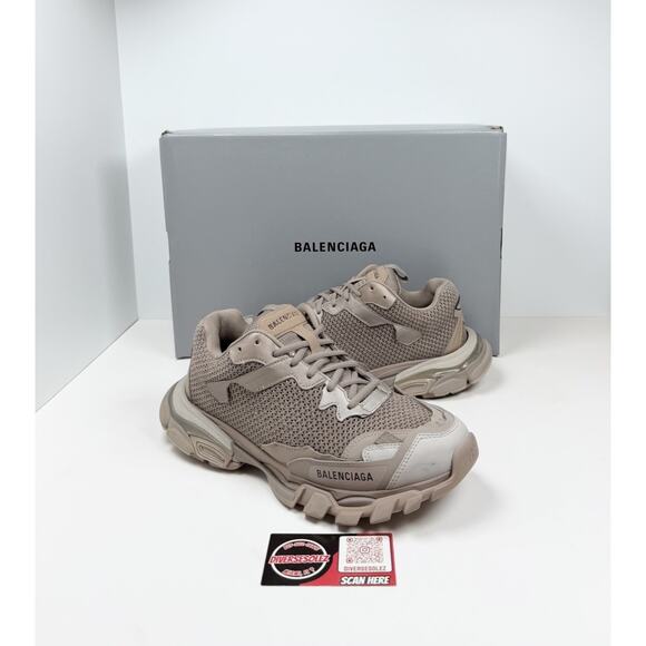 Size 41EU/8US - Balenciaga Track.3 Sneaker Dark Beige⌛️NEW/RETAIL $1K!